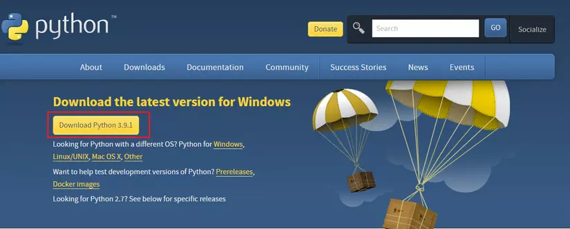 Cài đặt Python trên Windows