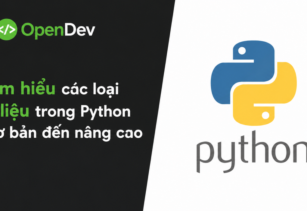 Tìm hiểu các loại dữ liệu trong Python từ cơ bản đến nâng cao