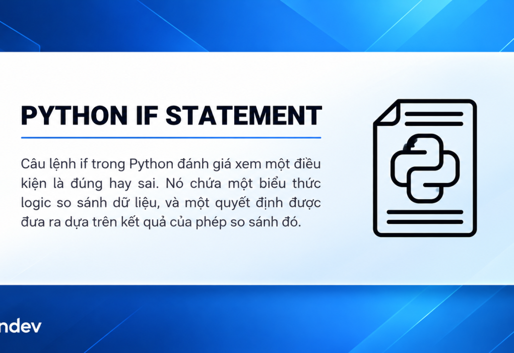 Câu lệnh if trong Python