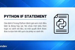 Câu lệnh if trong Python