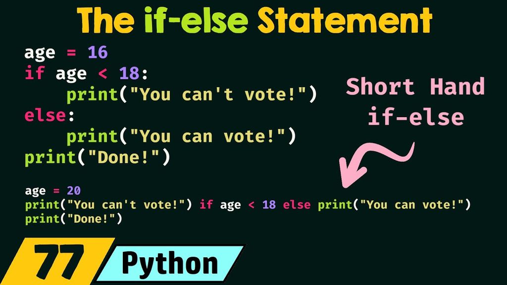 Câu lệnh if trong Python là gì?