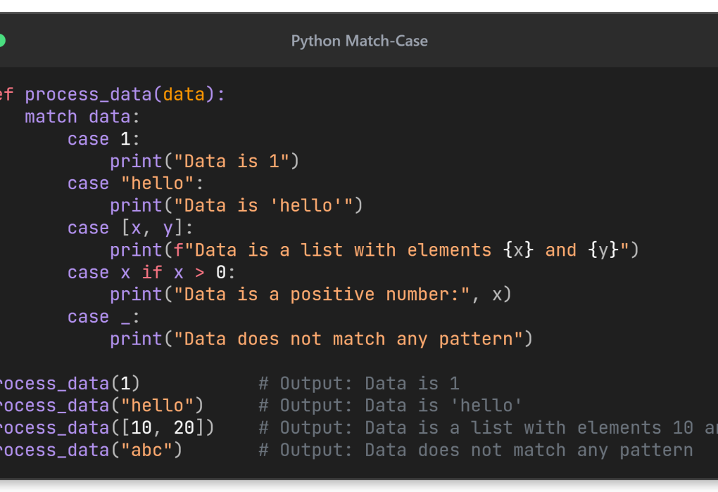 python match case